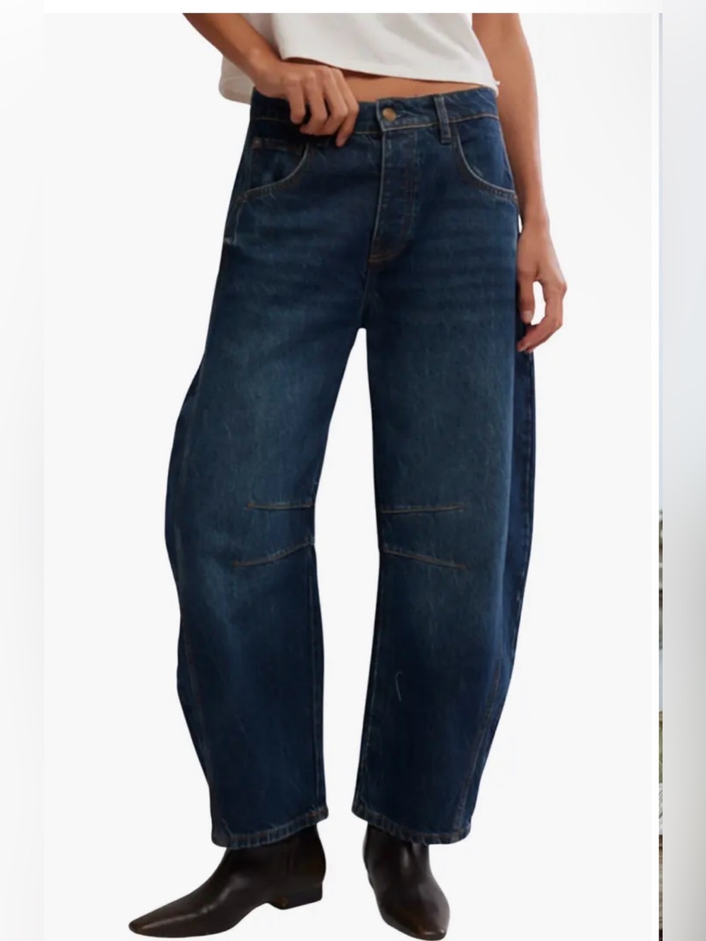 Free people good luck barrel jeans
